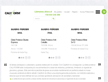 Tablet Screenshot of calyform.com